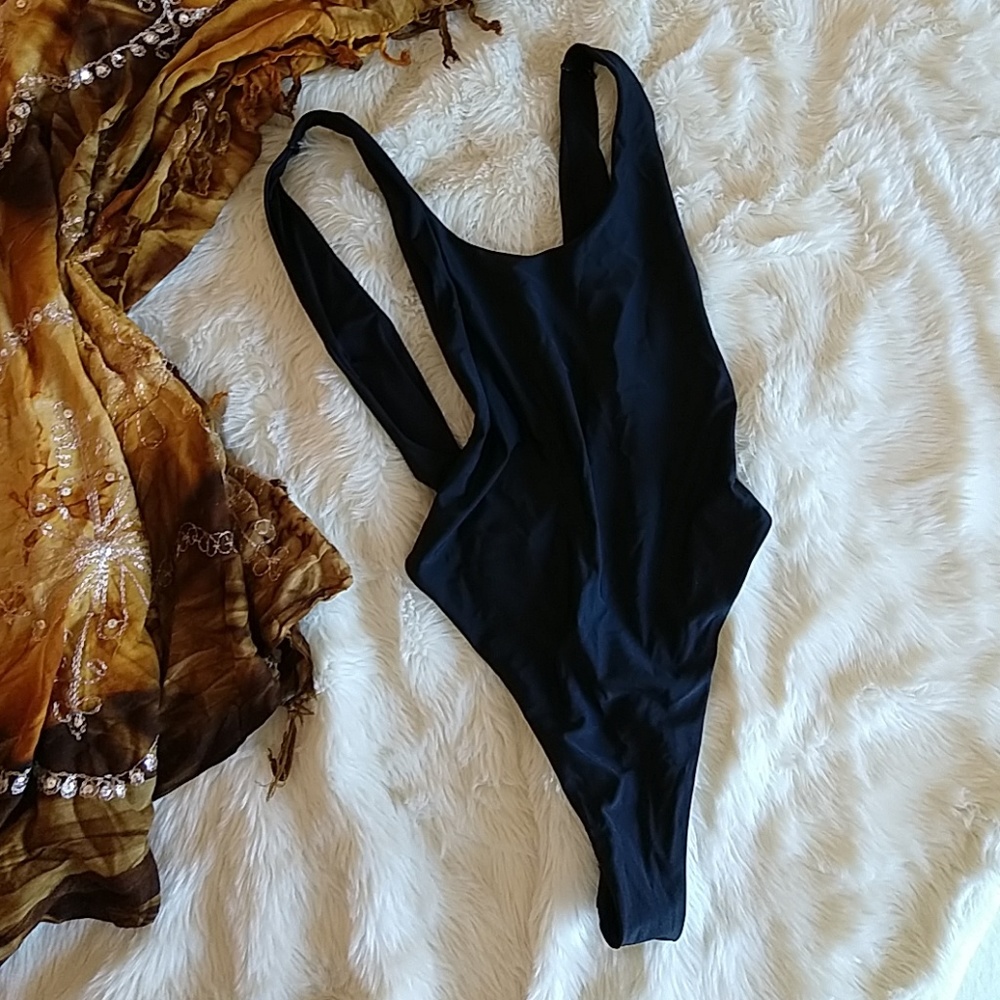 High Cut Low Back Aerie One Piece